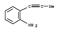 Benzenamine, 2-(1-propynyl)-(9ci) Structure,220465-91-8Structure