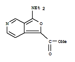 3-(二乙基氨基)-呋喃并[3,4-c]吡啶-1-羧酸甲酯结构式_220559-30-8结构式