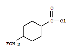 Cyclohexanecarbonyl chloride, 4-(fluoromethyl)-(9ci) Structure,220573-28-4Structure