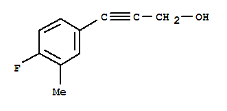 (9ci)-3-(4-氟-3-甲基苯基)-2-丙炔-1-醇结构式_220708-01-0结构式