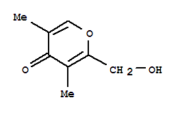 4H-pyran-4-one, 2-(hydroxymethyl)-3,5-dimethyl-(9ci) Structure,220757-72-2Structure