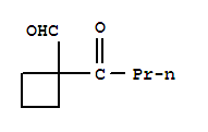 (9ci)-1-(1-氧代丁基)-环丁烷羧醛结构式_220775-64-4结构式