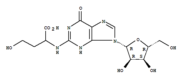 Homoserine, n-(6,9-dihydro-6-oxo-9--bta--d-ribofuranosyl-1h-purin-2-yl)-(9ci) Structure,220789-22-0Structure