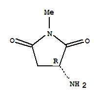 (3r)-(9ci)-3-氨基-1-甲基-2,5-吡咯烷二酮结构式_220835-67-6结构式