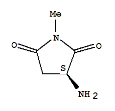 (3s)-(9ci)-3-氨基-1-甲基-2,5-吡咯烷二酮结构式_220835-68-7结构式