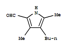 (9ci)-4-丁基-3,5-二甲基-1H-吡咯-2-羧醛结构式_220845-12-5结构式