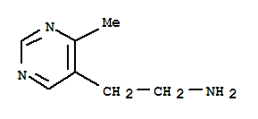 (6CI,7CI,8CI)-5-(2-氨基乙基)-4-甲基嘧啶结构式_22126-37-0结构式