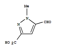 1H-pyrazole-3-carboxylic acid, 5-formyl-1-methyl-(9ci) Structure,221323-55-3Structure