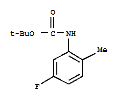 (5-Fluoro-2-methyl-phenyl)-carbamic acid tert-butyl ester Structure,221537-99-1Structure