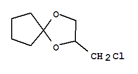 2-(Chloromethyl)-1,4-dioxaspiro[4.4]nonane Structure,22195-53-5Structure