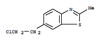 (8ci)-6-(2-氯乙基)-2-甲基-苯并噻唑结构式_22240-45-5结构式
