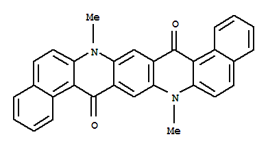 7,16-Dihydro-7,16-dimethylbenzoabenzo5,6quino3,2-iacridine-9,18-dione Structure,222402-86-0Structure