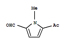 (9ci)-5-乙酰基-1-甲基-1H-吡咯-2-羧醛结构式_222552-82-1结构式
