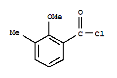 Benzoyl chloride, 2-methoxy-3-methyl-(9ci)Structure,22256-43-5Structure Benzoyl chloride, 2-methoxy-3-methyl-(9ci) Structure,22256-43-5Structure