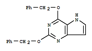 2,4-Bis-benzyloxy-5h-pyrrolo[3,2-d]pyrimidine Structure,222631-56-3Structure