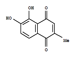 1,4-Naphthalenedione, 5,6-dihydroxy-2-methyl-(9ci) Structure,22273-47-8Structure