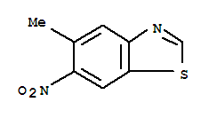 (9ci)-5-甲基-6-硝基-苯并噻唑结构式_223124-73-0结构式