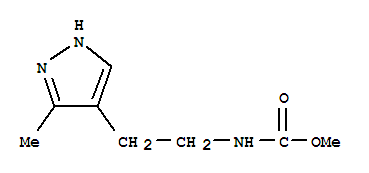(9ci)-[2-(3-甲基-1H-吡唑-4-基)乙基]-氨基甲酸甲酯结构式_223520-27-2结构式