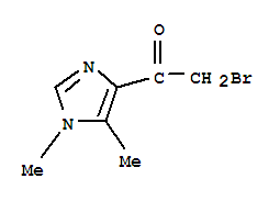 Ethanone,2-bromo-1-(1,5-dimethyl-1h-imidazol-4-yl)-Structure,223785-74-8Structure Ethanone,2-bromo-1-(1,5-dimethyl-1h-imidazol-4-yl)- Structure,223785-74-8Structure