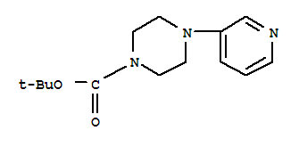 4-(3-吡啶)-1-哌嗪羧酸-1,1-二甲基乙酯结构式_223797-47-5结构式