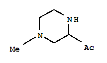 Ethanone, 1-(4-methyl-2-piperazinyl)-(9ci) Structure,224189-08-6Structure