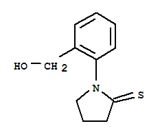 1-[2-(羟基甲基)苯基]-2-吡咯烷硫酮结构式_224300-28-1结构式