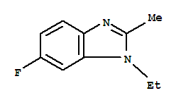 (7ci,8ci)-1-乙基-6-氟-2-甲基-苯并咪唑结构式_2248-14-8结构式