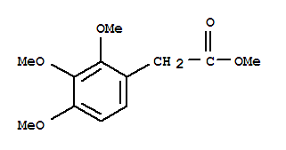 Methyl-2,3,4-trimethoxyphenylacetate Structure,22480-88-2Structure