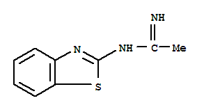 Ethanimidamide, n-2-benzothiazolyl-(9ci) Structure,2254-14-0Structure