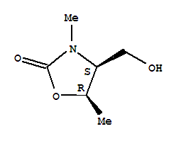 2-Oxazolidinone,4-(hydroxymethyl)-3,5-dimethyl-,(4s,5r)-(9ci) Structure,225655-87-8Structure