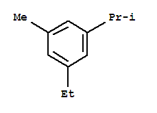 Benzene, 1-ethyl-3-methyl-5-(1-methylethyl)-(9ci) Structure,22582-99-6Structure