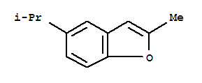 (9ci)-2-甲基-5-(1-甲基乙基)-苯并呋喃结构式_225933-81-3结构式