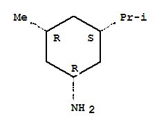 (1r,3r,5s)-rel-(9ci)-3-甲基-5-(1-甲基乙基)-环己胺结构式_226548-58-9结构式