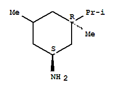 (1r,3s)-rel-(9ci)-3,5-二甲基-3-(1-甲基乙基)-环己胺结构式_226548-68-1结构式