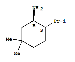 (1r,2s)-rel-(9ci)-5,5-二甲基-2-(1-甲基乙基)-环己胺结构式_226549-38-8结构式