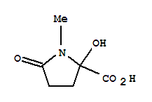 (8ci,9ci)-2-羟基-1-甲基-5-氧代-脯氨酸结构式_22671-35-8结构式