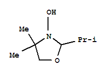 Oxazolidine, 3-hydroxy-4,4-dimethyl-2-(1-methylethyl)-(9ci) Structure,227000-22-8Structure