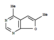 (8ci,9ci)-4,6-二甲基-呋喃并[2,3-d]嘧啶结构式_22727-37-3结构式