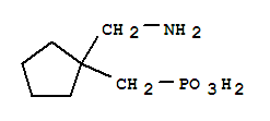 (9ci)-[[1-(氨基甲基)环戊基]甲基]-磷酸结构式_227626-14-4结构式