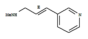 (2e)-(9ci)-n-甲基-3-(3-吡啶)-2-丙烯-1-胺结构式_228271-74-7结构式