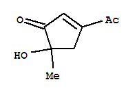 (9ci)-3-乙酰基-5-羟基-5-甲基-2-环戊烯-1-酮结构式_228548-92-3结构式