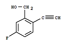 Benzenemethanol, 2-ethynyl-5-fluoro-(9ci) Structure,229028-01-7Structure