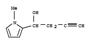 (9ci)-1-甲基-alpha-2-丙炔-1H-吡咯-2-甲醇结构式_229333-31-7结构式