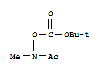 (9ci)-n-[[(1,1-二甲基乙氧基)羰基]氧基]-n-甲基-乙酰胺结构式_229963-48-8结构式