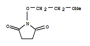 (9ci)-1-(2-甲氧基乙氧基)-2,5-吡咯烷二酮结构式_229963-49-9结构式