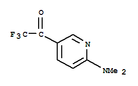 Ethanone, 1-[6-(dimethylamino)-3-pyridinyl]-2,2,2-trifluoro-(9ci) Structure,230305-78-9Structure