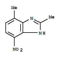 Benzimidazole, 2,4-dimethyl-7-nitro-(8ci) Structure,23291-70-5Structure