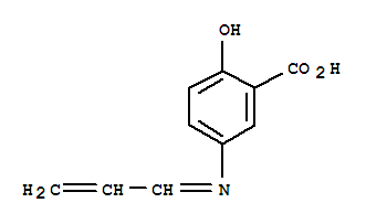 (9ci)-2-羟基-5-(2-丙烯基氨基)-苯甲酸结构式_233673-02-4结构式