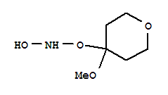 Hydroxylamine, n-hydroxy-o-(tetrahydro-4-methoxy-2h-pyran-4-yl)-(9ci) Structure,233677-84-4Structure