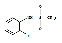 Methanesulfonamide, 1,1,1-trifluoro-n-(2-fluorophenyl)- Structure,23383-98-4Structure